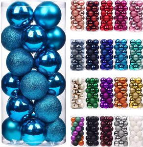 Precio de Fábrica, 24 Piezas de 3 cm, Mini Adornos de Bolas de Plástico Irrompibles, Bolas de Navidad de Plástico Irrompibles - Product Image 1