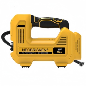 NEOBRISKEN DIY Industrial Portable Inflation <b>Pump</b> Cordless Brushless Motor High-pressure Digital Tire N769 Wireless Lithium Batt - Product Image 1