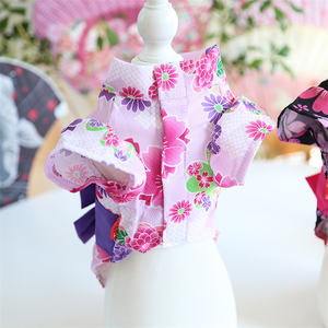 יפני סאקורה מארו חרצית קימונו עיצוב יפן כלב בגדי אביב קיץ לכלב קטן - Product Image 4