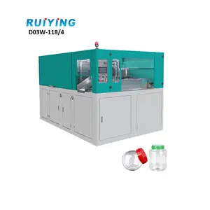 D03W-118/4-Cavity 3000bph Hand Feeding Preform Automatic Stretch Machine Bottle Blow Molding Machine