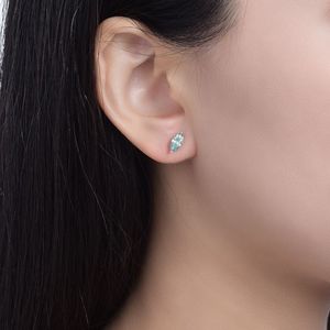 Orecchini Ruizuan in Argento Sterling per Donna, Gioielli Raffinati con Moissanite Verde Taglio Marquise, Stile Vintage alla Moda - Product Image 5