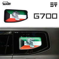 Accessoires extérieurs de voiture les plus vendus, design personnalisé de la carte des Émirats arabes unis, lampe latérale de fenêtre LED en ABS pour JETOUR G700