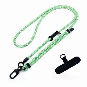 Cordon de cou réglable pour téléphone portable, transparent en plastique, pas cher, avec patch, pour téléphone portable, perles, bandoulière - Product Image 2