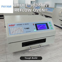 Oven Reflow PCB Mini Puhui T-962 dengan Pemanas IC Inframerah Kondisi Baru untuk Penelitian & Pengembangan