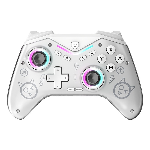 HYT Wireless Joystick Game Controller Game Wheel Steering Vibration Motor PC IOS/Android Turbo Button Six-axis Gyroscope