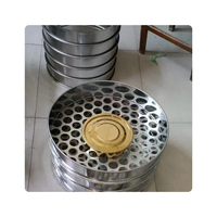 Tamis de jardin à trou rond de 20cm pour le tamisage du sol Résistance multifonction