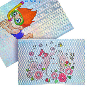 Impresora de inyección de tinta autoadhesiva holográfica de página completa autoadhesiva de chorro de tinta impermeable autoadhesiva A4 imprimible - Product Image 3