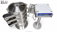 Tamis vibrant rotatif industriel à ultrasons, motorisé et contrôlé par PLC, de qualité alimentaire, haute précision, pour poudre de boulangerie