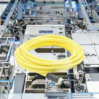 Connecteur de câble industriel étanche IP67 M12 DIN 5 broches à code L, boîtier en nylon, fiche mâle/femelle en cuivre pour soudage, courant nominal 25A