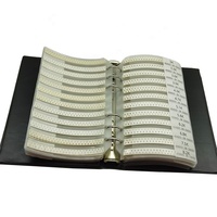 Nuevo Libro de Muestras de Componentes Electrónicos 0603 de la Serie 0603, Resistores SMD, 177 Tipos, 8500 Piezas
