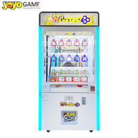 Distributeur automatique Golden Key Master Metal Crane Shoes pour bar, avec jeu Golden Finger Push Win, clé porte-bonheur et rédemption de prix à monnayeur