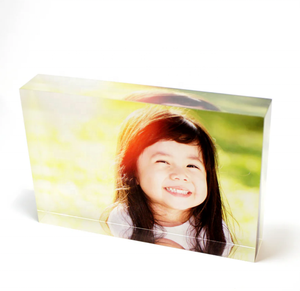 Escaparate de exhibición de bloque acrílico impreso UV personalizado soporte de imagen estante de exhibición de imagen único - Product Image 2