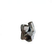 Adaptateur de tuyau hydraulique droit en acier inoxydable et acier au carbone haute résistance à l'usure