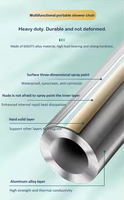 Chaise de douche handicapée réglable pour chaise de bain âgée équipement de sécurité de salle de bain