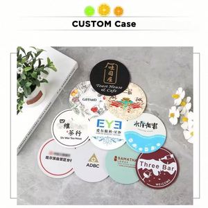 Sous-verres en silicone antidérapants personnalisés avec logo, vente en gros, pour bars, hôtels, cafés, restaurants, cadeaux promotionnels d'entreprise, tapis en silicone - Product Image 4