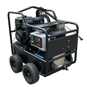 3600PSI/250BAR high-quality gasoline cold and hot water pressure sewer cleaning machine for easy cleaning of stains