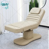 Table de massage électrique réglable minimaliste pour salon de beauté, spa médical, podologie, esthétique et tatouage