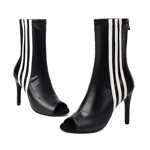 Bottes à talons hauts de <span class=keywords><strong>jazz</strong></span> pour femmes, bottes de <span class=keywords><strong>danse</strong></span> moderne, bottes de <span class=keywords><strong>danse</strong></span> pour adultes, bottes de <span class=keywords><strong>danse</strong></span> à semelle en caoutchouc pour l'extérieur - Product Image 4