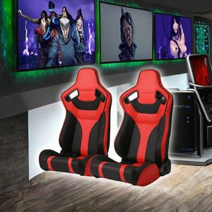 Asiento Universal para Auto BANGCAN, Modificación para Simulación de Carreras, Asiento Deportivo para Juegos, Cuero PVC Ajustable, Venta Directa de Fábrica - Product Image 3