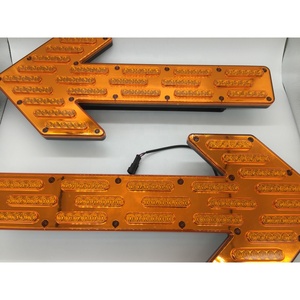 Super qualité ambre LED panneau de signalisation directionnel flèche signe lumière sécurité routière 12V 24V pour gicleurs camions à ordures TAL632 - Product Image 3