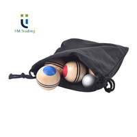 Jeu de boules de pétanque en bois 73mm
