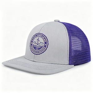 High Quality Custom Logo Unisex 5 Panel Plain Trucker Caps Two Tone Mesh Foam Blank Trucker <b>Hat</b> - Product Image 3