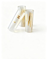 Film rétractable PVC transparent anti-humidité personnalisable à prix d'usine, capsule de scellage transparente pour bouteille de vin avec languette d'ouverture