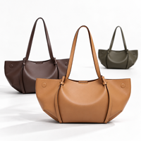 Sac à bandoulière tendance pour femme en cuir PU avec doublure en polyester et fermeture éclair, idéal pour les trajets quotidiens, le shopping et le bureau – Sac fourre-tout pour femme