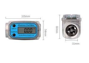 Elektronische Brandstofmeter 1Inch Aluminium Display Scheepsbrandstof Watermeter Stroommeters - Product Image 5