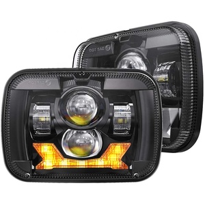 Proyector de Faros LED Cuadrados MS-5798 de 5x7 Pulgadas para Modelos Jeep con Luz Alta/Baja Sellada 7x6, Compatible con <span class=keywords><strong>Ford</strong></span>, Chevy, GMC, Toyota, Nissan, Dodge - Product Image 1