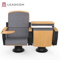 LEADDCOM L-A11 Chaises pliantes modernes durables à une seule jambe pour théâtres, salles de conférence et auditoriums ODM