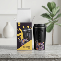 Logo personnalisé, nouveau design, tasse à café isotherme en acier inoxydable avec affichage de la température LED intelligent, 380 ml, 510 ml, mug thermique isolé