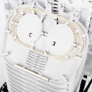 Fosc 144 Core Nhiệt Thu Nhỏ Dome Dọc Loại Sợi Quang Splice Hộp Khay 2 Đầu vào 8 Outlet PLC Splitter Tham Gia Đóng Cửa - Product Image 6