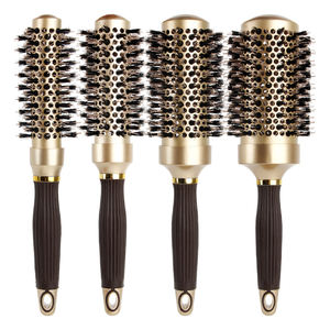 Multi-tipo marrón colgante antideslizante mango cerdas alisador de pelo masaje <span class=keywords><strong>peine</strong></span> rodillo <span class=keywords><strong>peine</strong></span> conjunto para SHANGZHIYI - Product Image 4