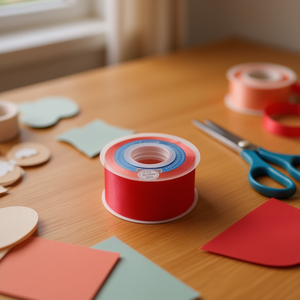 Cinta de Raso Ilan de 5.0cm, 25 Yardas, Color Granate, para Manualidades - Product Image 2