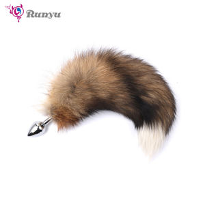 Jouet <span class=keywords><strong>Anal</strong></span> Fourrure Réel avec Petit Bouchon <span class=keywords><strong>Anal</strong></span> Métallique Couleur Mixte Cosplay Sex Toys pour Femmes Juguetes Sexuales <span class=keywords><strong>de</strong></span> la Buttplug <span class=keywords><strong>Anal</strong></span> - Product Image 6
