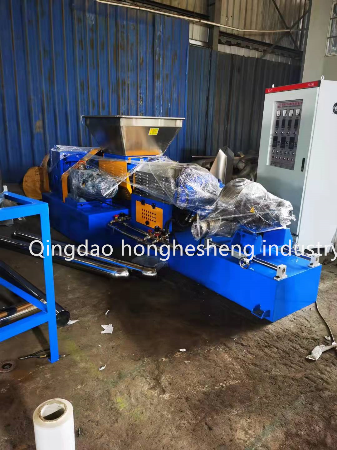 XPE foam sheet material particles, Low smoke halogen free cable material, agricultural film master batch making line machine