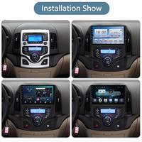 Reproductor de Video para Auto con Android Auto y Carplay Inalámbrico de 2 Din para Hyundai I30 2007-2011, Unidad Principal con Navegación GPS