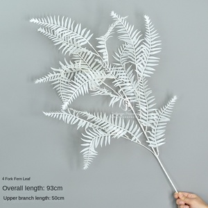 Handmade hoa trắng mô phỏng đám cưới Auditorium trần trang trí hoa giả với đám cưới màu trắng lá cho tường sử dụng - Product Image 6