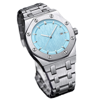 Montre mécanique de luxe pour homme, OEM personnalisée, boîtier en alliage, étanche 3ATM, mouvement japonais, montre-bracelet pour affaires