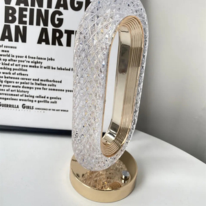 Lámpara de mesa LED de lujo, luz de noche moderna de Cristal, Control táctil para decorar dormitorio, restaurante y Bar - Product Image 6