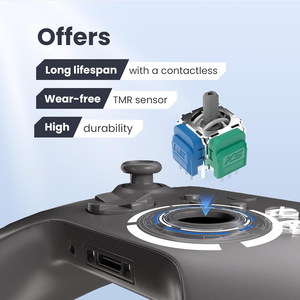 Joystick K-Silver JS13 Pro TMR sin Desviación, Repuesto de Palanca de Mando para PS5 <span class=keywords><strong>DualSense</strong></span>/Edge, PS4, Xbox One, Series <span class=keywords><strong>X</strong></span>/S, Elite 1, Switch - Product Image 6