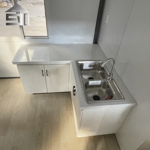 Portátil 20 pies 30 pies 40 pies expandible prefabricado casa plana impermeable Panel sándwich sala de estar buenos precios - Product Image 3