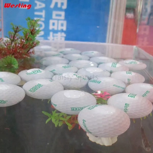 Biodegradable floating golf balls and range balls