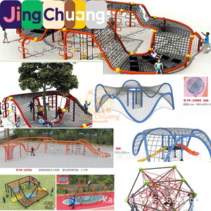Structure de jeu extérieure JingChuang : Grande structure d'escalade pour enfants, équipement d'entraînement d'extension en alliage d'aluminium et métal - Product Image 2