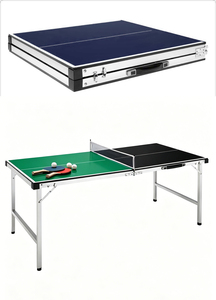 <span class=keywords><strong>Mesa</strong></span> de <span class=keywords><strong>Ping</strong></span> <span class=keywords><strong>Pong</strong></span> Portátil para Niños, Doble Uso como <span class=keywords><strong>Mesa</strong></span> de Comedor para Exteriores, <span class=keywords><strong>Mesa</strong></span> de <span class=keywords><strong>Ping</strong></span> <span class=keywords><strong>Pong</strong></span> Plegable Resistente con Rebote Estándar - Product Image 3