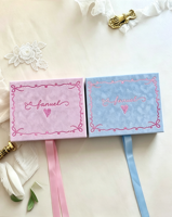Boîte d'invitation d'anniversaire en velours de luxe, personnalisée avec nom en feuille rose, monogramme, enveloppe, ensemble d'invitations en acrylique pour fête d'anniversaire d'enfants