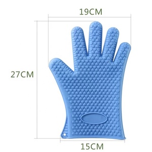 Nouvelles mitaines en silicone pour barbecue, résistantes à la chaleur, antidérapantes, imprimées sur mesure - Product Image 2