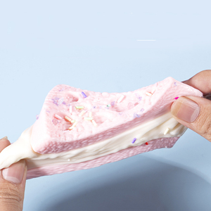 ของเล่นบีบคลายเครียดเนื้อเจลลี่หนานุ่มรูปชีส น่ารักแบบใหม่ ของขวัญสำหรับวัยรุ่นและผู้ใหญ่ พกพาสะดวก - Product Image 2