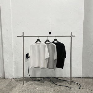 Camiseta de Hombre, Estilo Hip Hop, Corte Holgado, Cuello Redondo, Manga Corta, Tejido de Punto, Poliéster/Algodón, 240 Gramos, Ecológica - Product Image 3